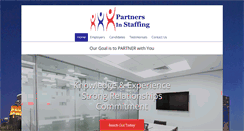 Desktop Screenshot of mypartnersinstaffing.com